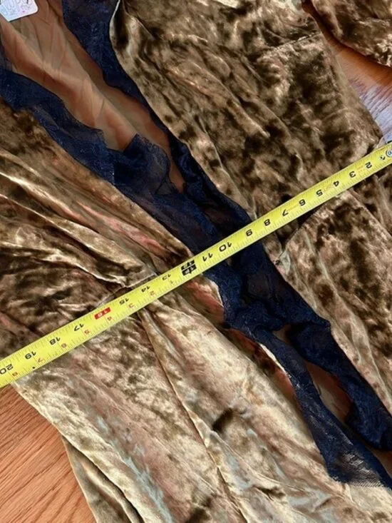 Free People Raveena Duster Golden Combo size Large NWT - Picture 9 of 14